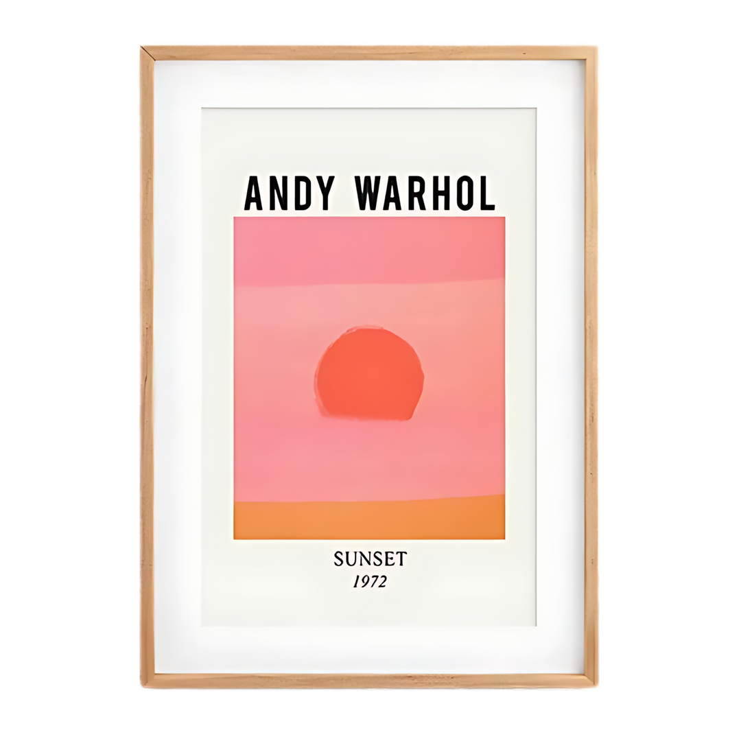 Colorful Bright Pink Pop Art Print 20x24