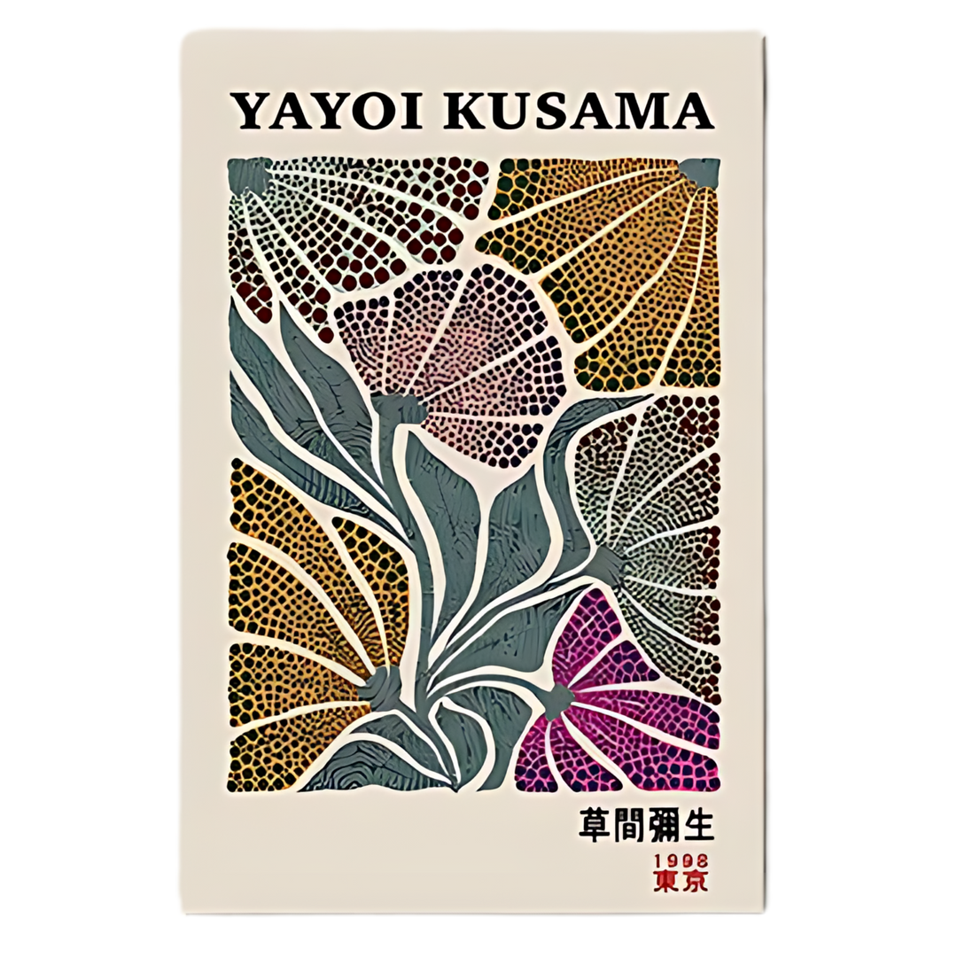 Colorful Yayoi Kusama Japanese Museum Art 8x10