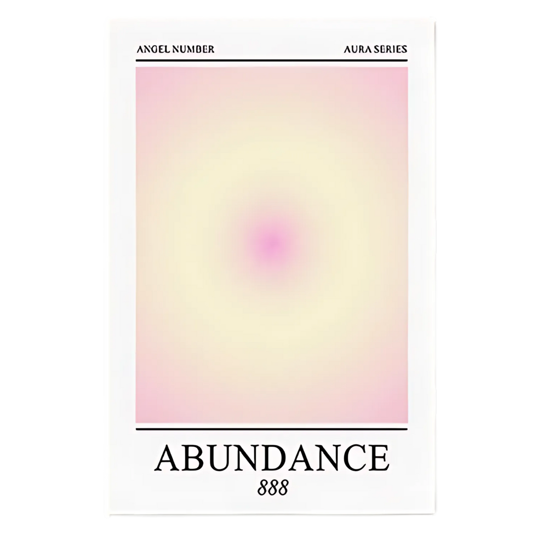 Aura Energy Spiritual Gradient Wall Art Print -18x24