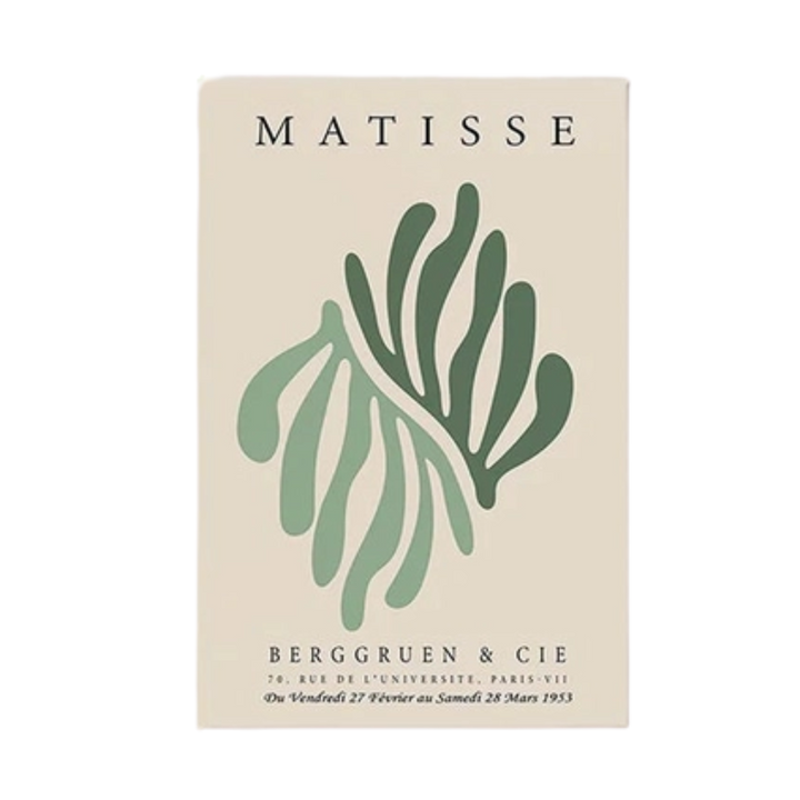 Sage Green Matisse Art Print 18x24