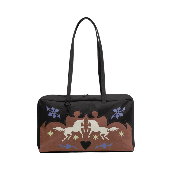 Medium Nylon Bowler Bag