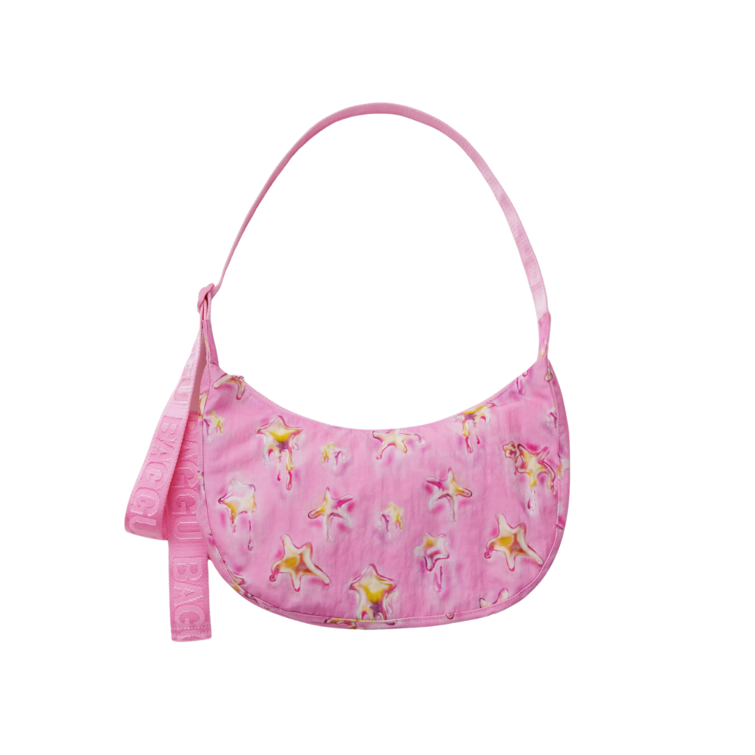 Medium Nylon Crescent Bag