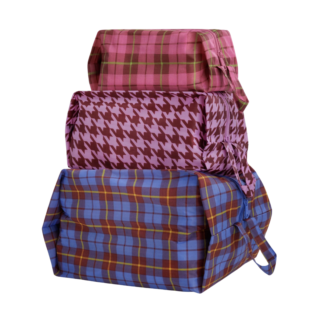 3D Zip Pouch Set