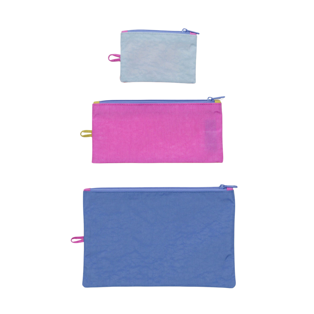 Flat Pouch Set - Vacation Colorblock