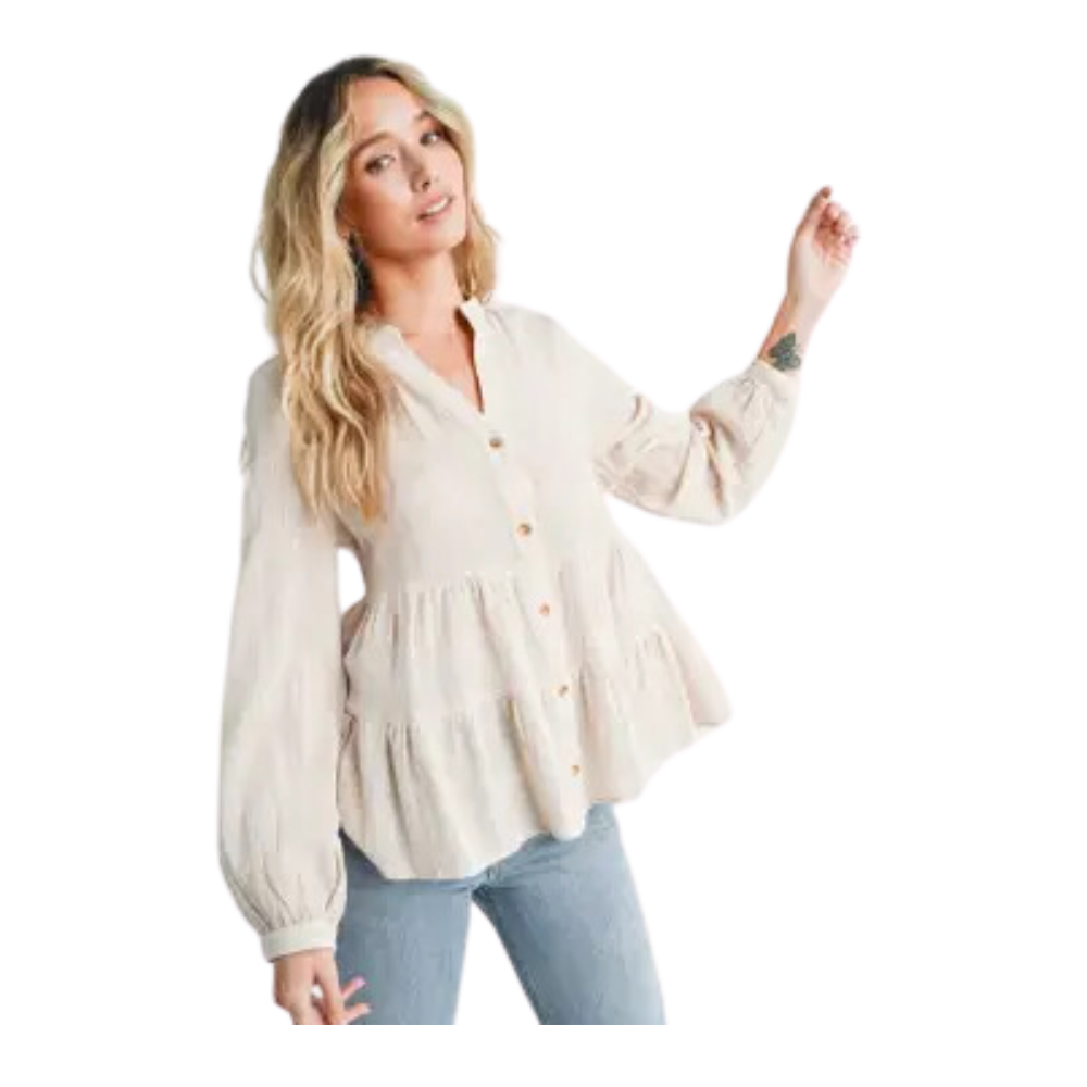 Tiered Rustic Blouse