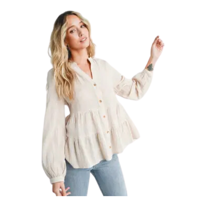 Tiered Rustic Blouse