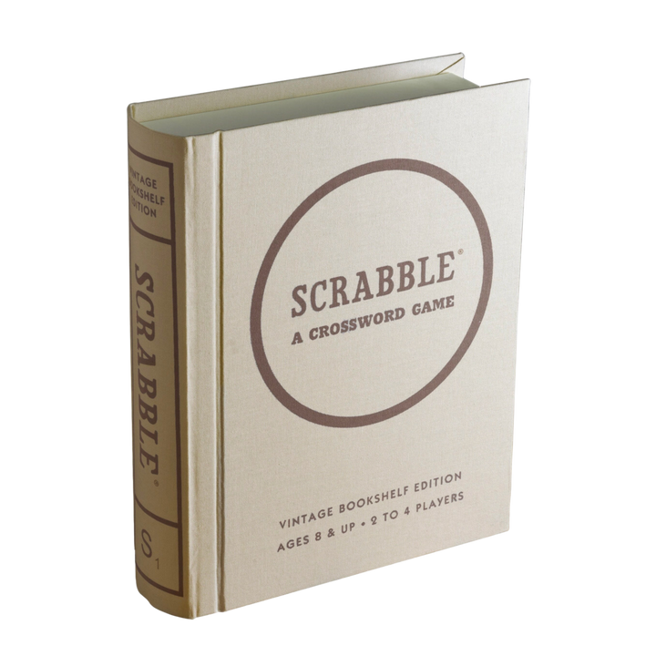 WS Game Company Scrabble Vintage Bookshelf Edition