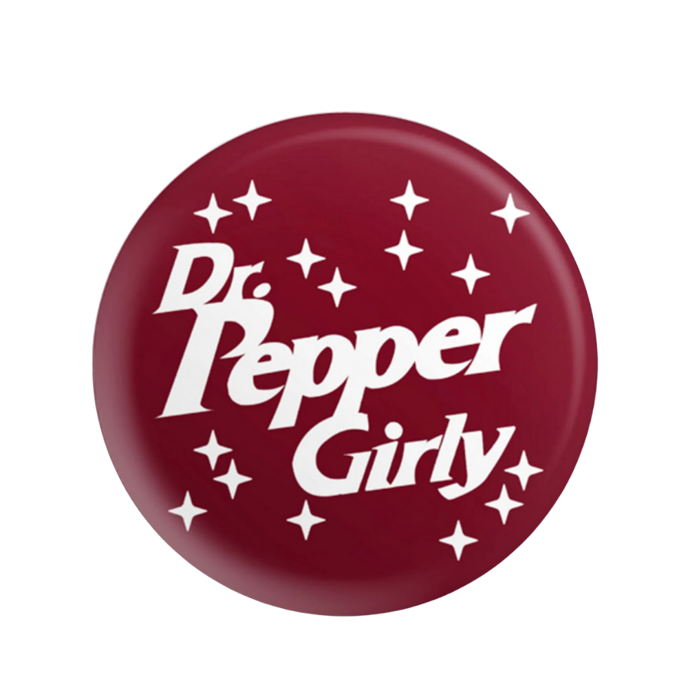 Dr. Pepper Girly Button