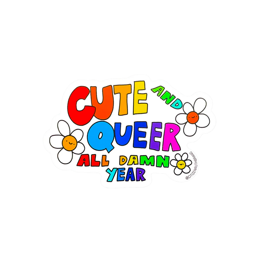 Cute and Queer Sticker