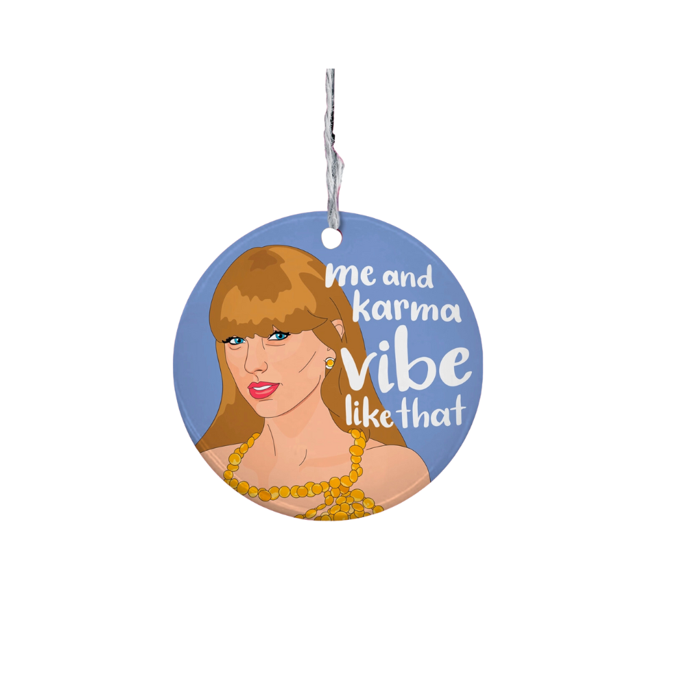 Taylor Swift Karma Ornament