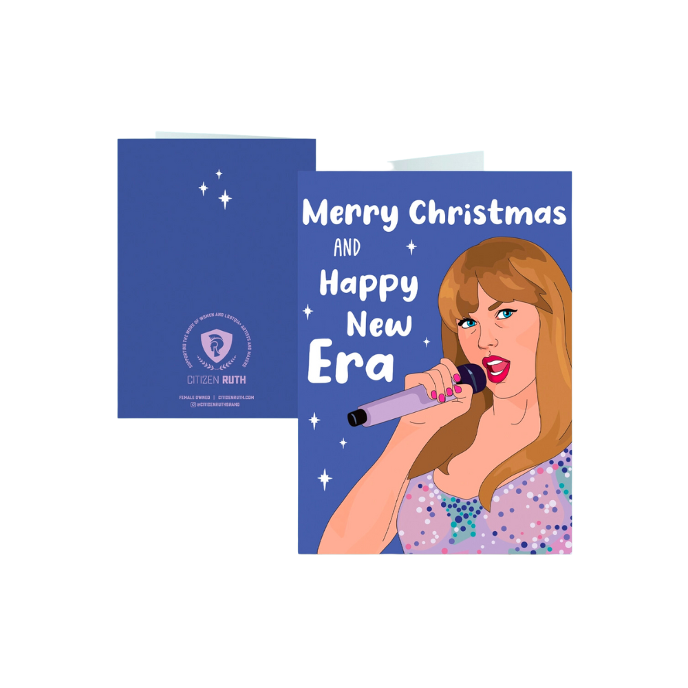 Taylor Swift Merry Christmas Eras Card