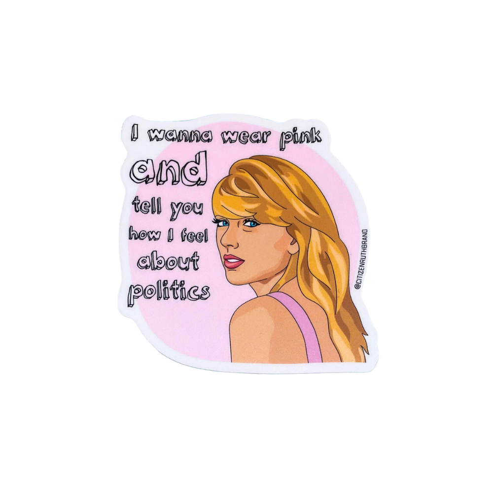 Taylor Swift Politics Sticker