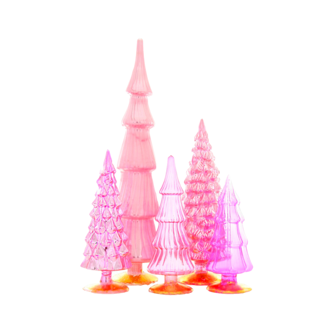 Hue Glass Tree Assorted Pink Tones
