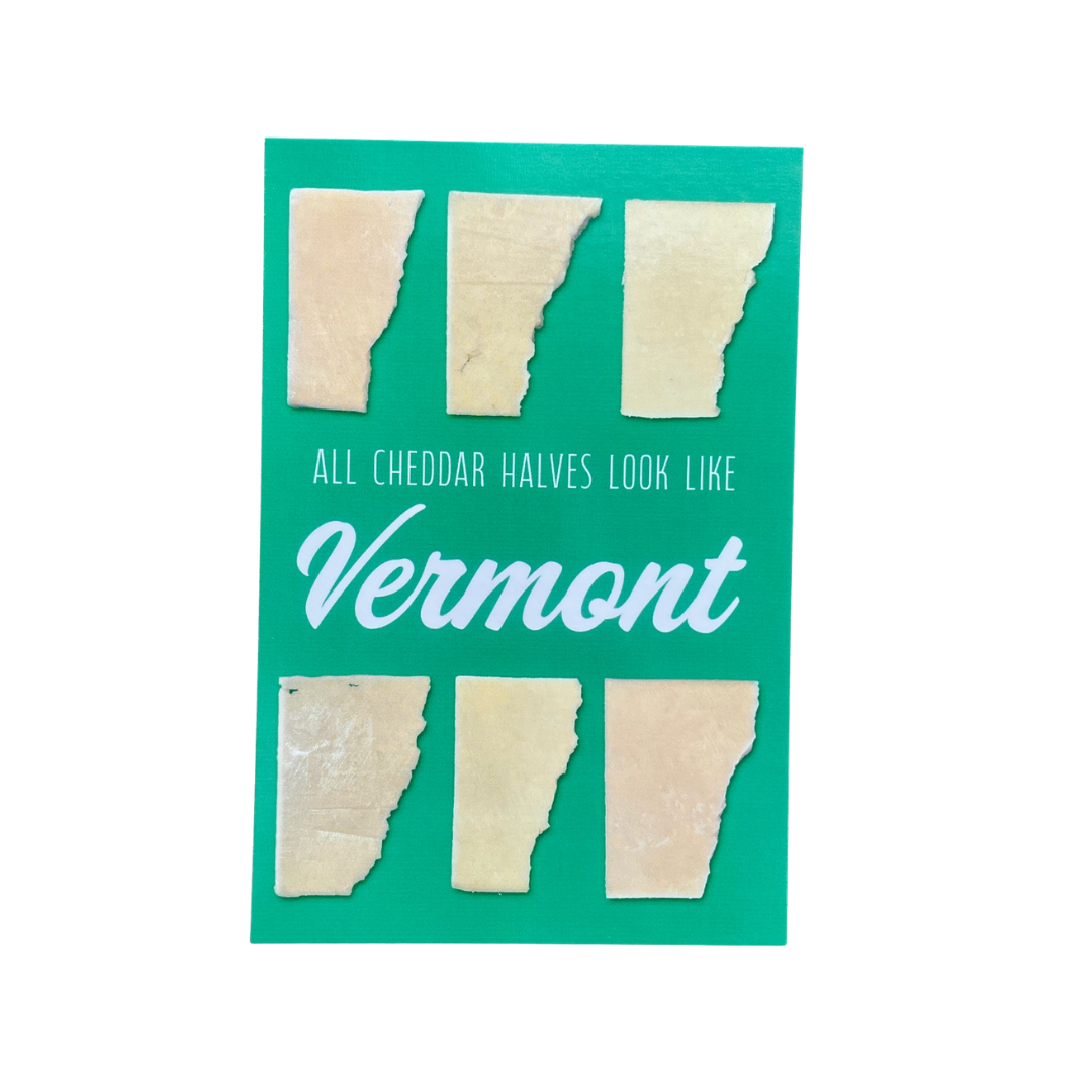 Vermont Cheddar Postcard
