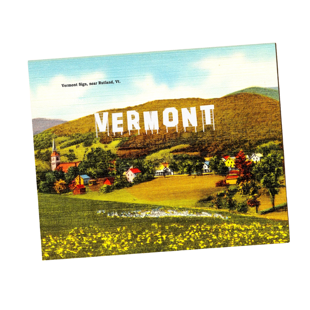 Vermont Sign Art Print