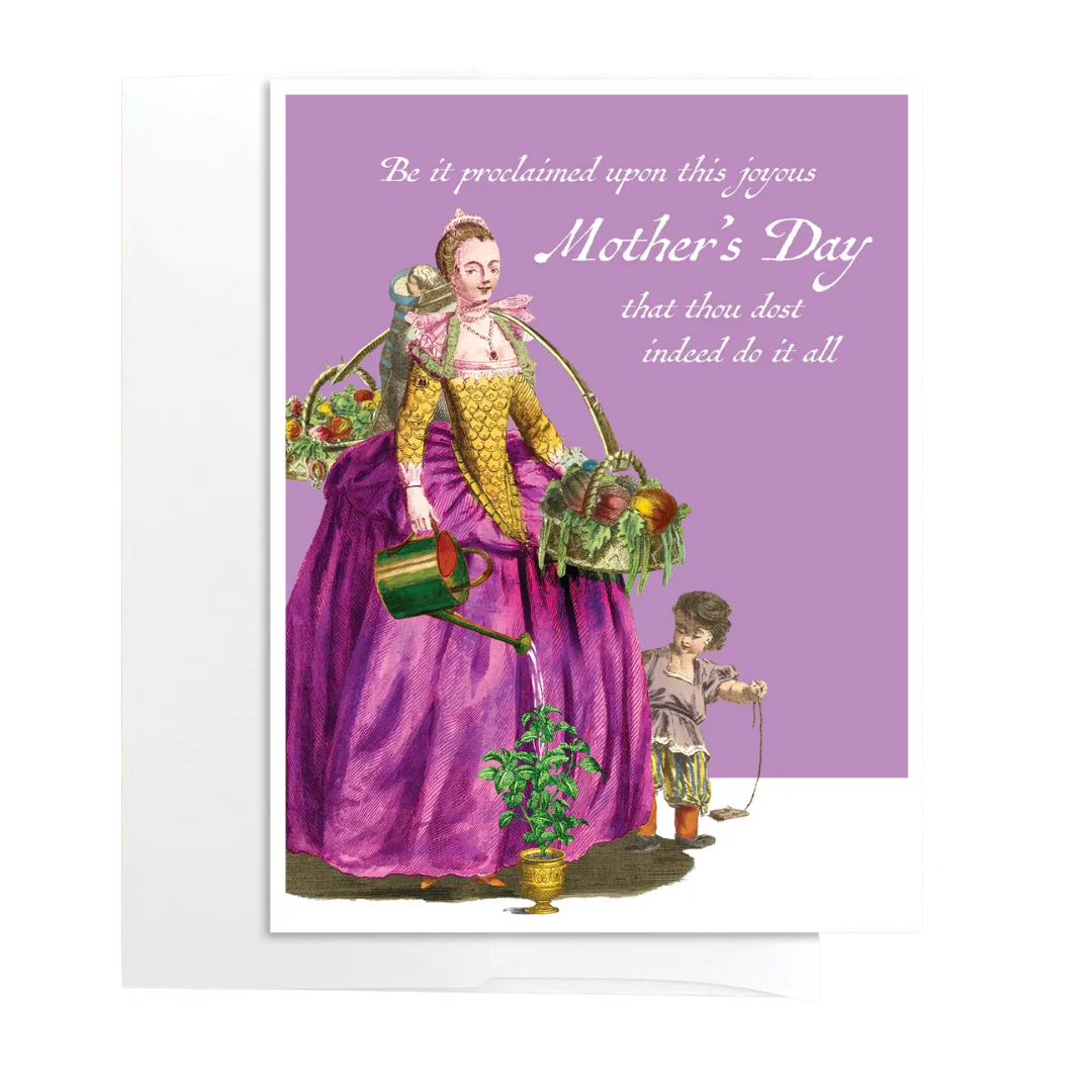 Renaissance Mother's Day Card