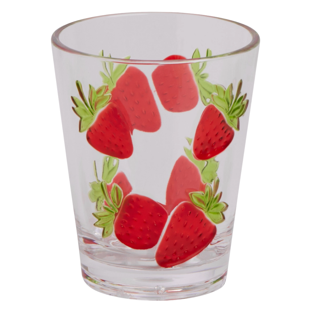 14.5oz Embossed Tumbler Strawberry