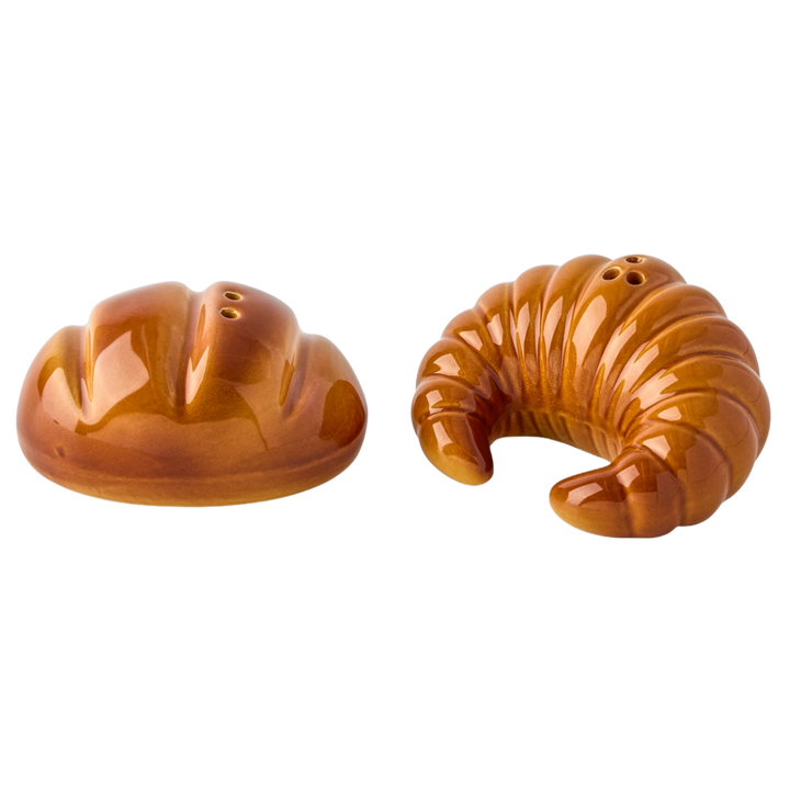 Ceramic S&P Shaker Set - Croissants