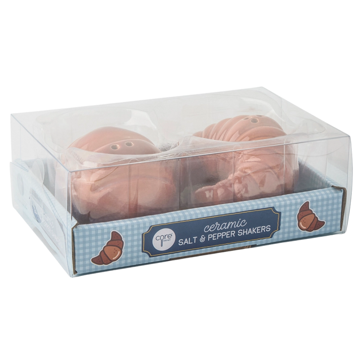Ceramic S&P Shaker Set - Croissants