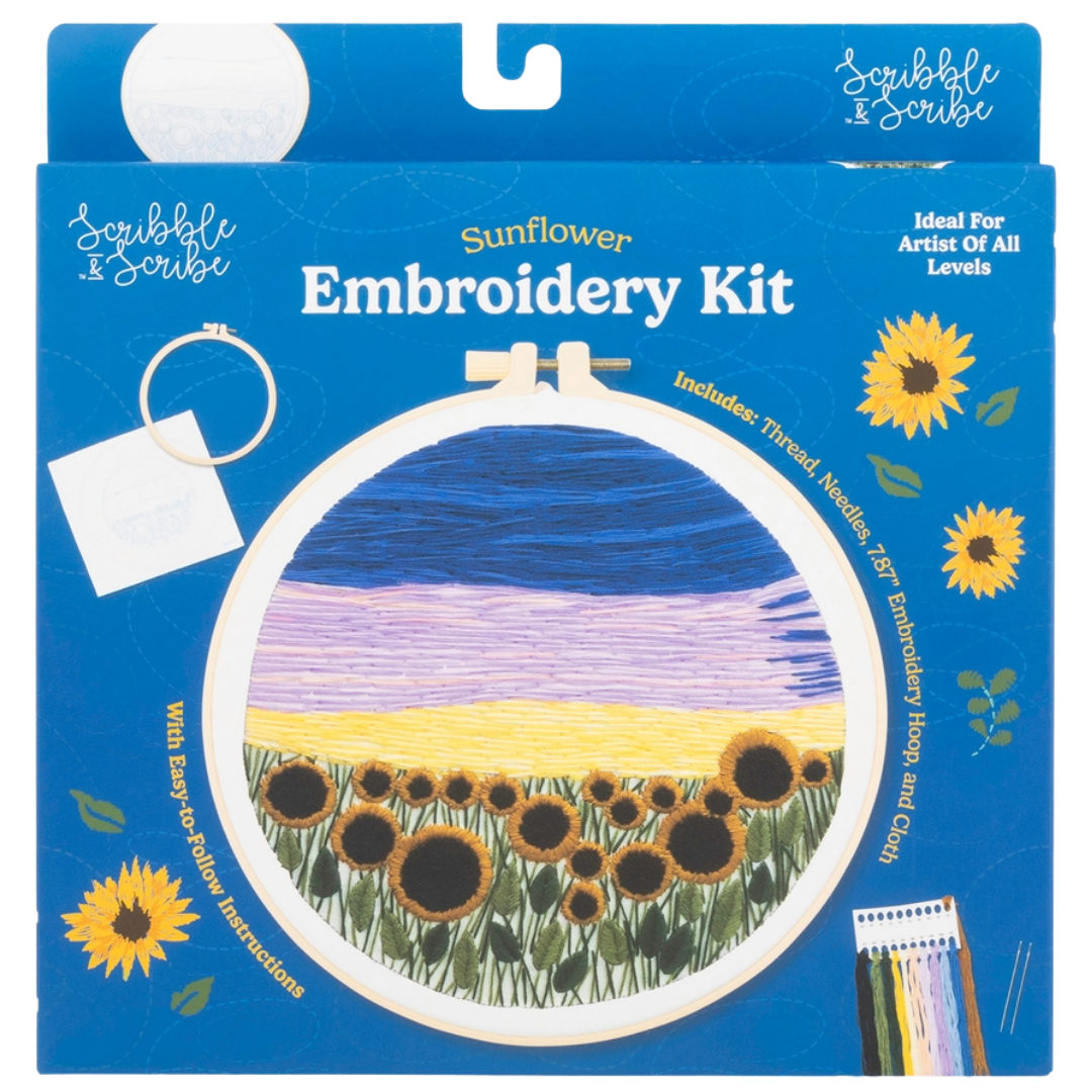 Embroidery Kit - Sunflowers
