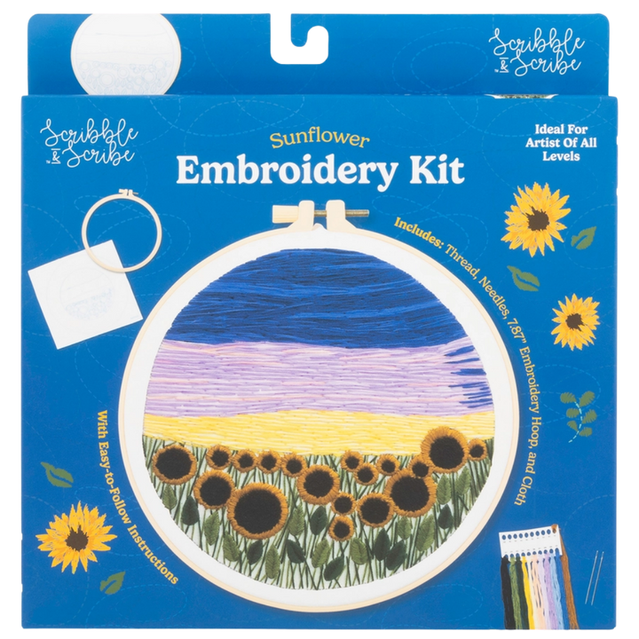 Embroidery Kit - Sunflowers