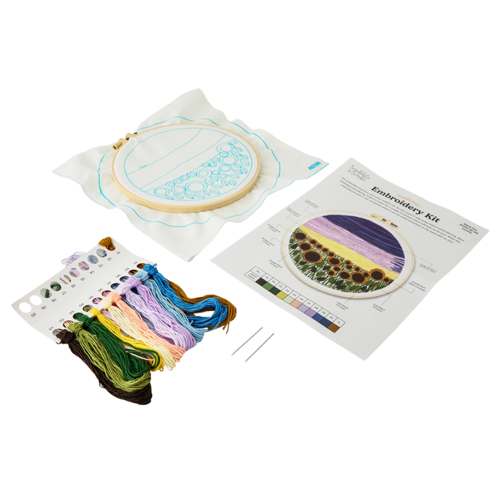 Embroidery Kit - Sunflowers