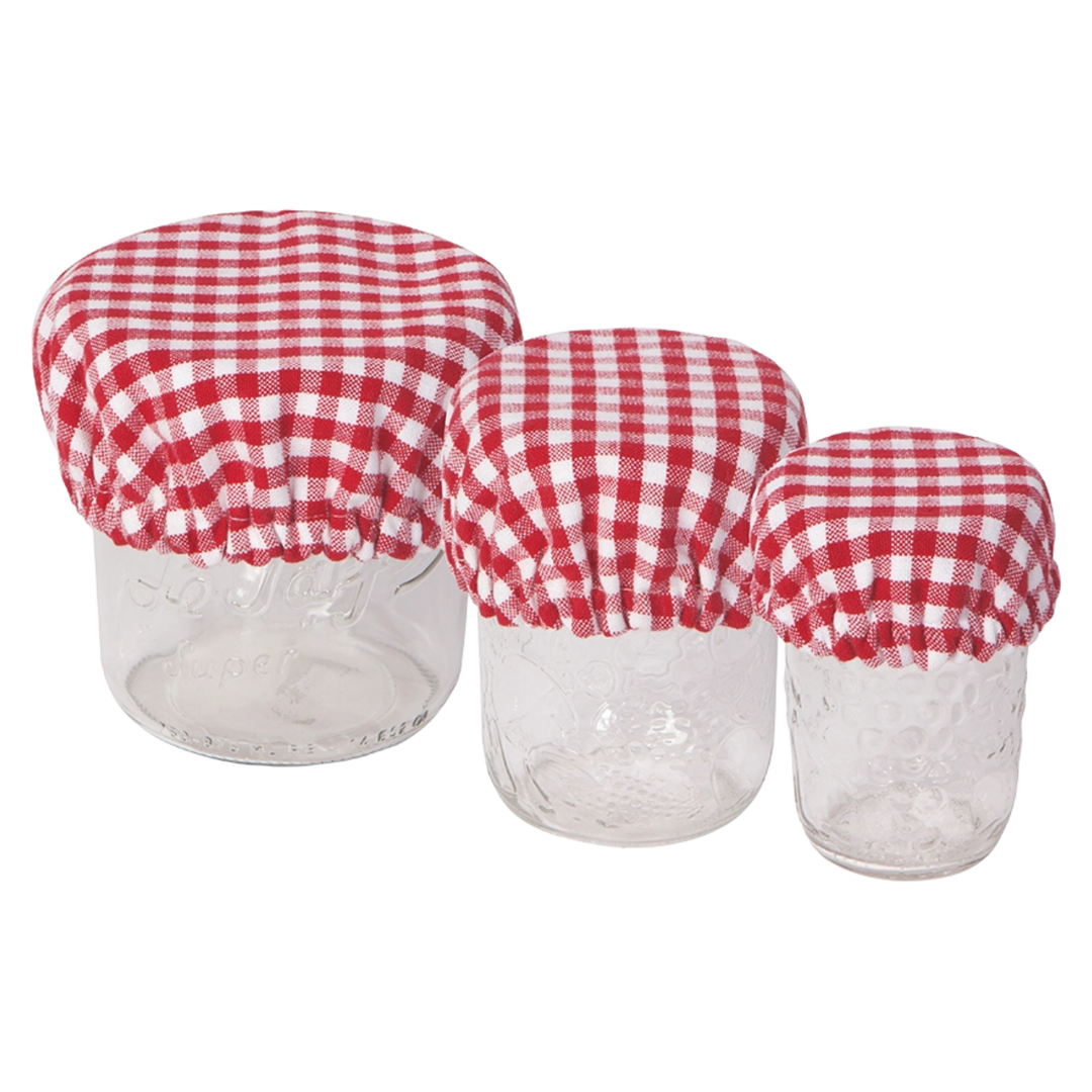 Gingham Mini Bowl Covers Set of 3