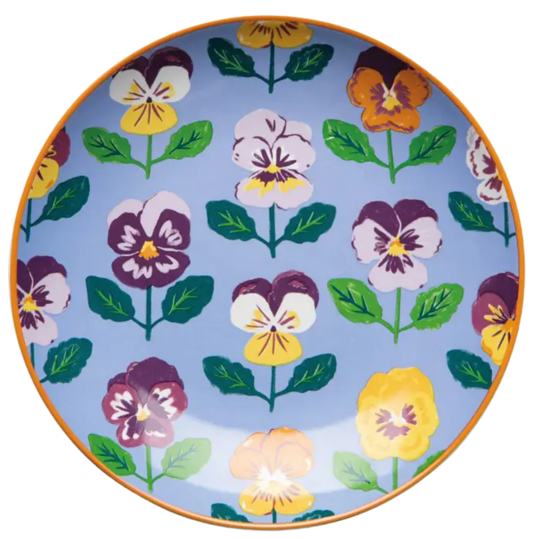 Pansy Appetizer Plates
