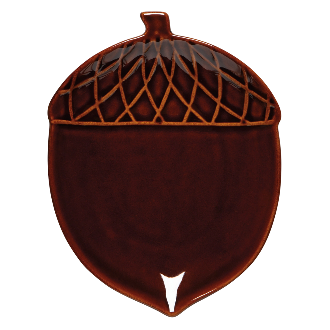 Oak and Acorn Shaped Dish