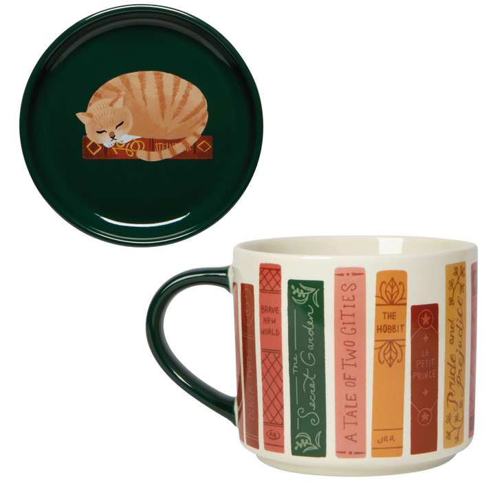 Book Club Mug with Lid