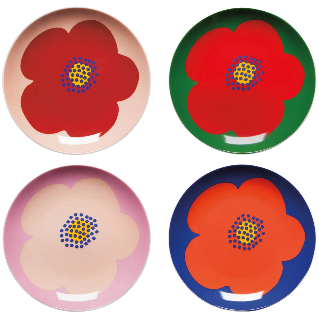 Poppy Appetizer Plates