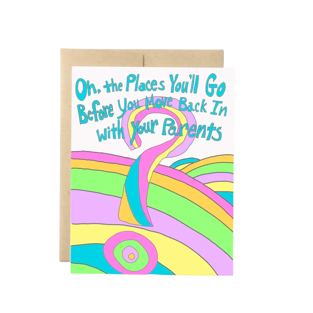 Oh The Places  Graduation Card