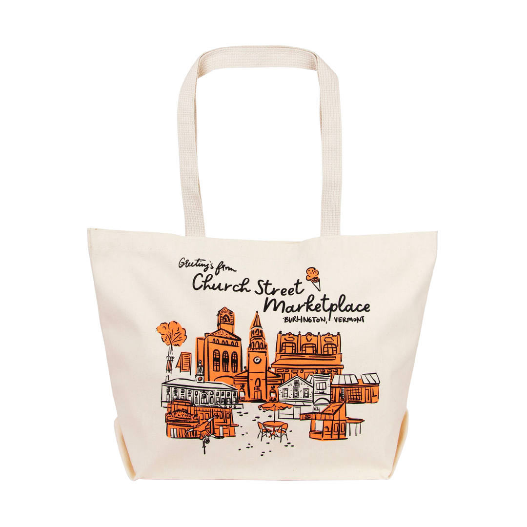Church Street Marketplace Tote Bag 2