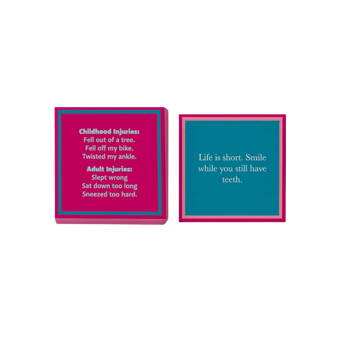 Life Is Short Cocktail Napkins
