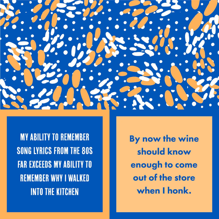 Song Lyrics Cocktail Napkin