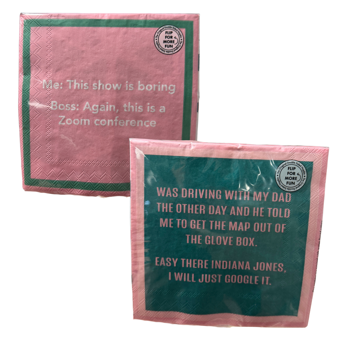 Zoom Cocktail Napkin