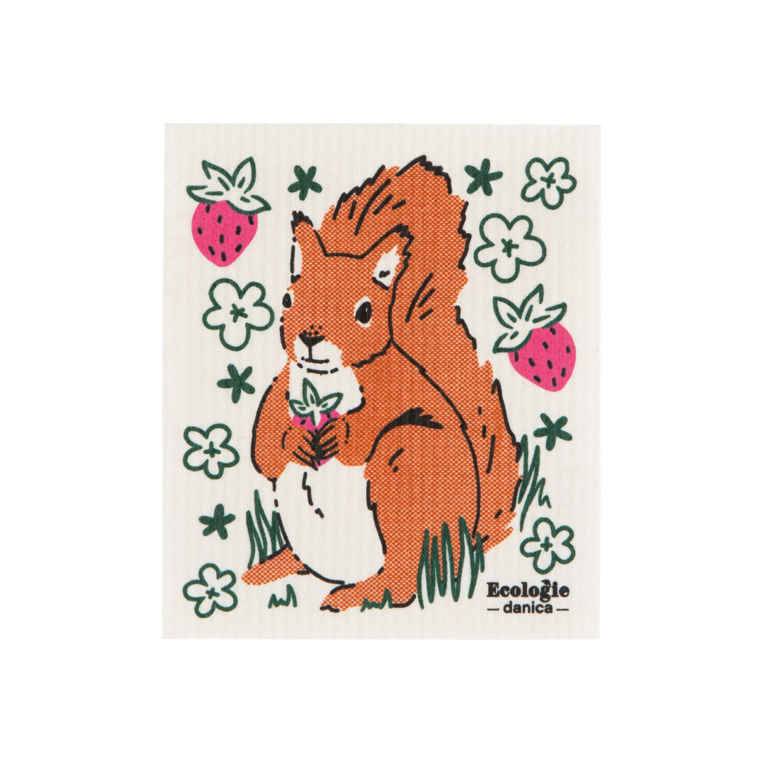 Mr. Squirrel Swedish Dishcloth