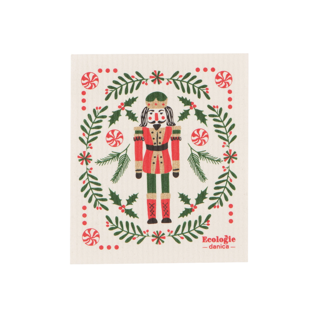 Nutcracker Swedish Sponge Cloth