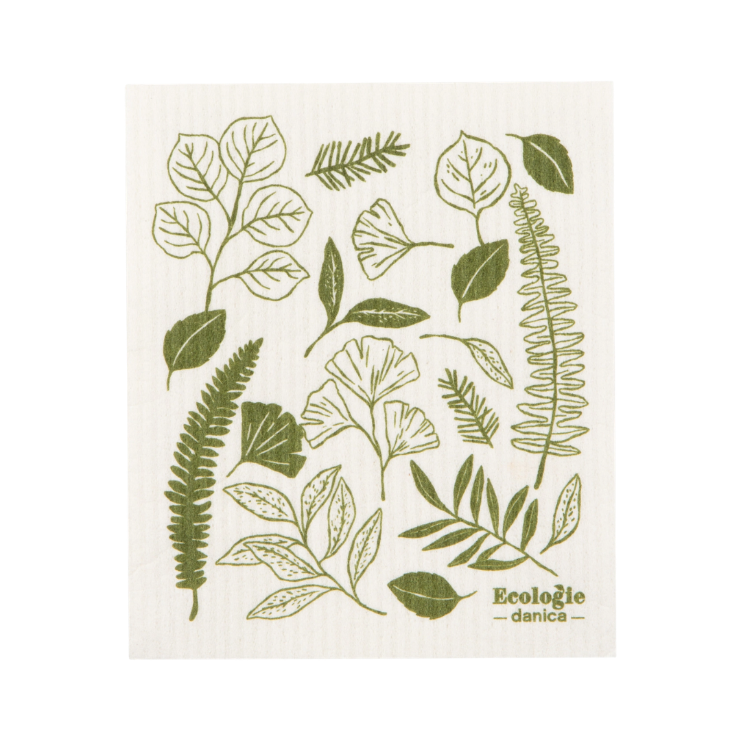 Fern & Frond Swedish Dishcloth