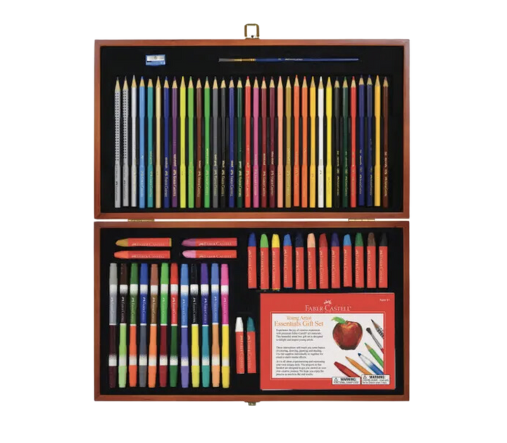 64- Piece Young Artist Essentials Art Set Gift Set for Kids