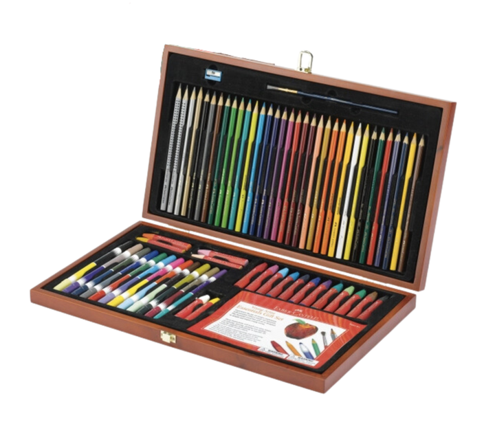 64- Piece Young Artist Essentials Art Set Gift Set for Kids