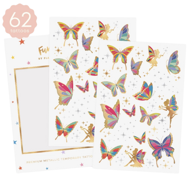 Butterfly Garden4 Temporary Tattoos