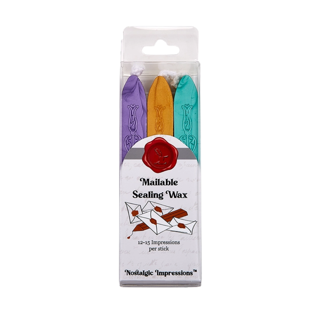 Sealing Wax Sticks with Wick 3PK