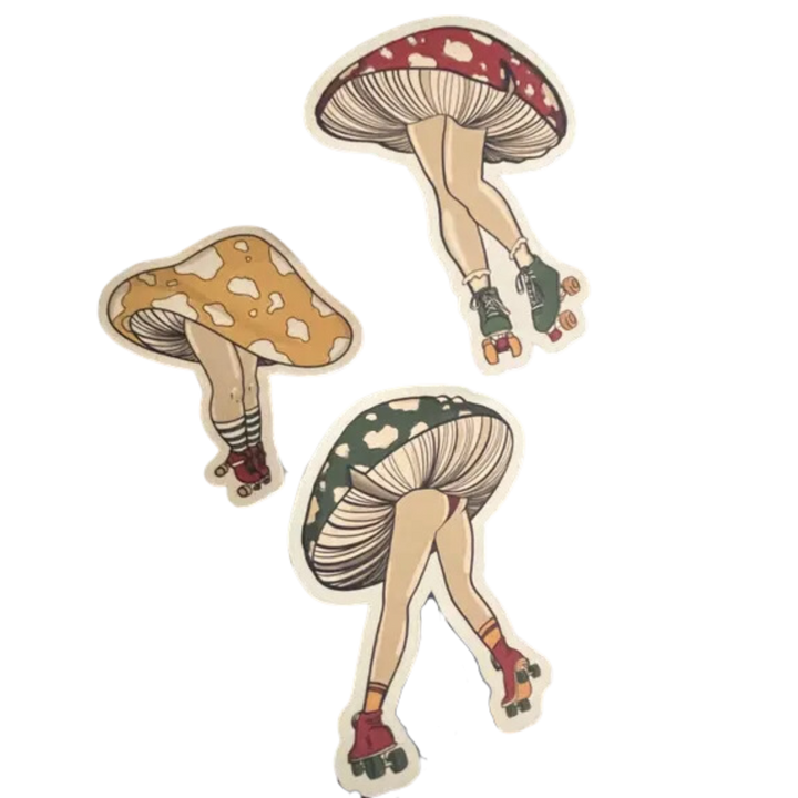 Shroom Skater Vinyl Sticker