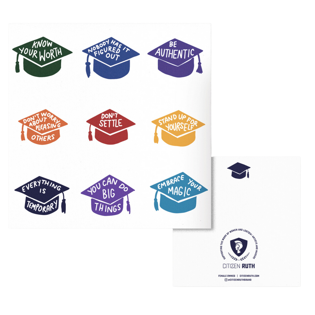 Graduation Caps Card