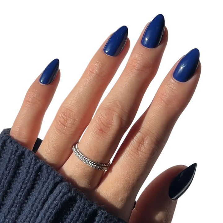 Midnight Blue Press-On Nails
