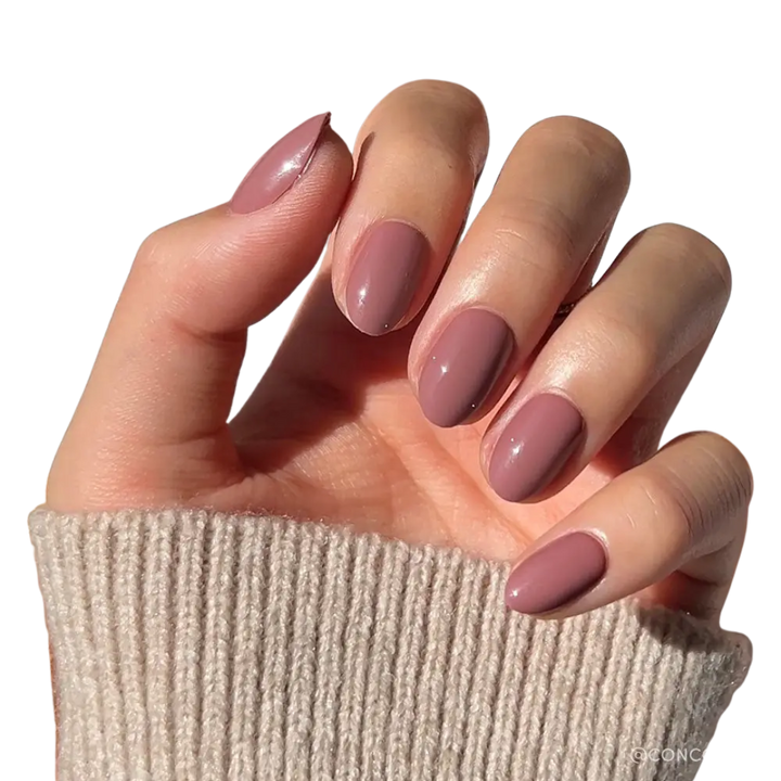 Fall Mauve Press-On Nails