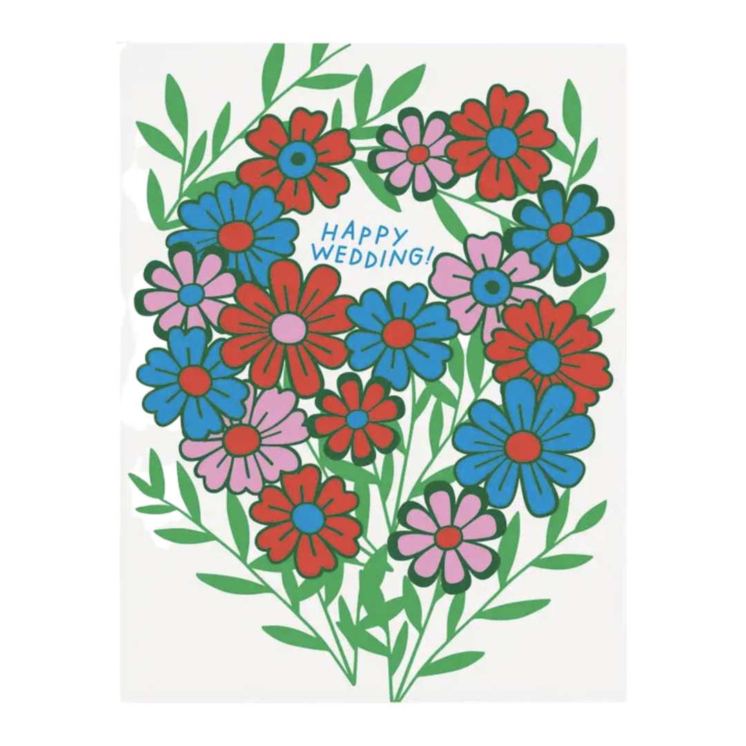 Floral Wedding Card