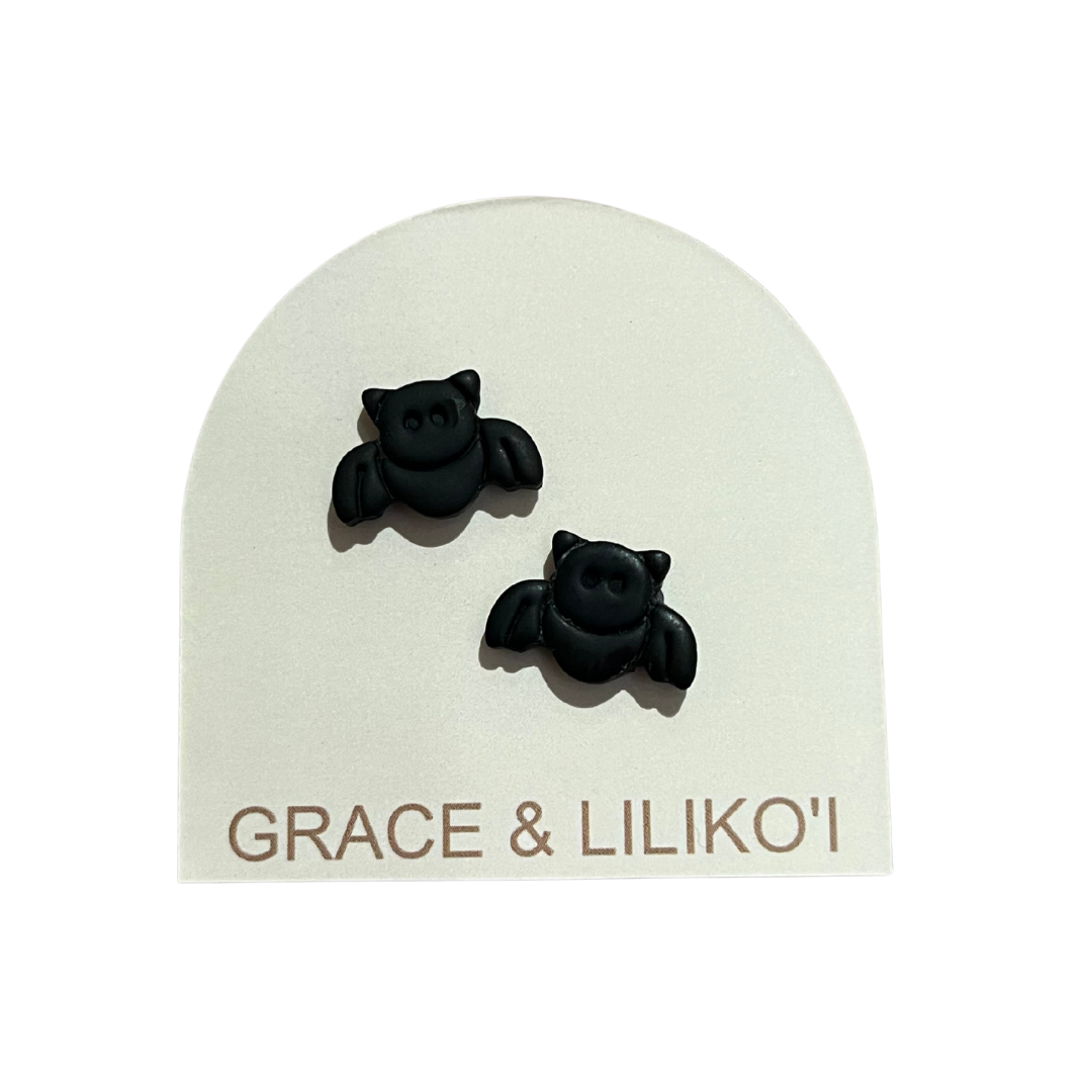 Bat Stud Earrings