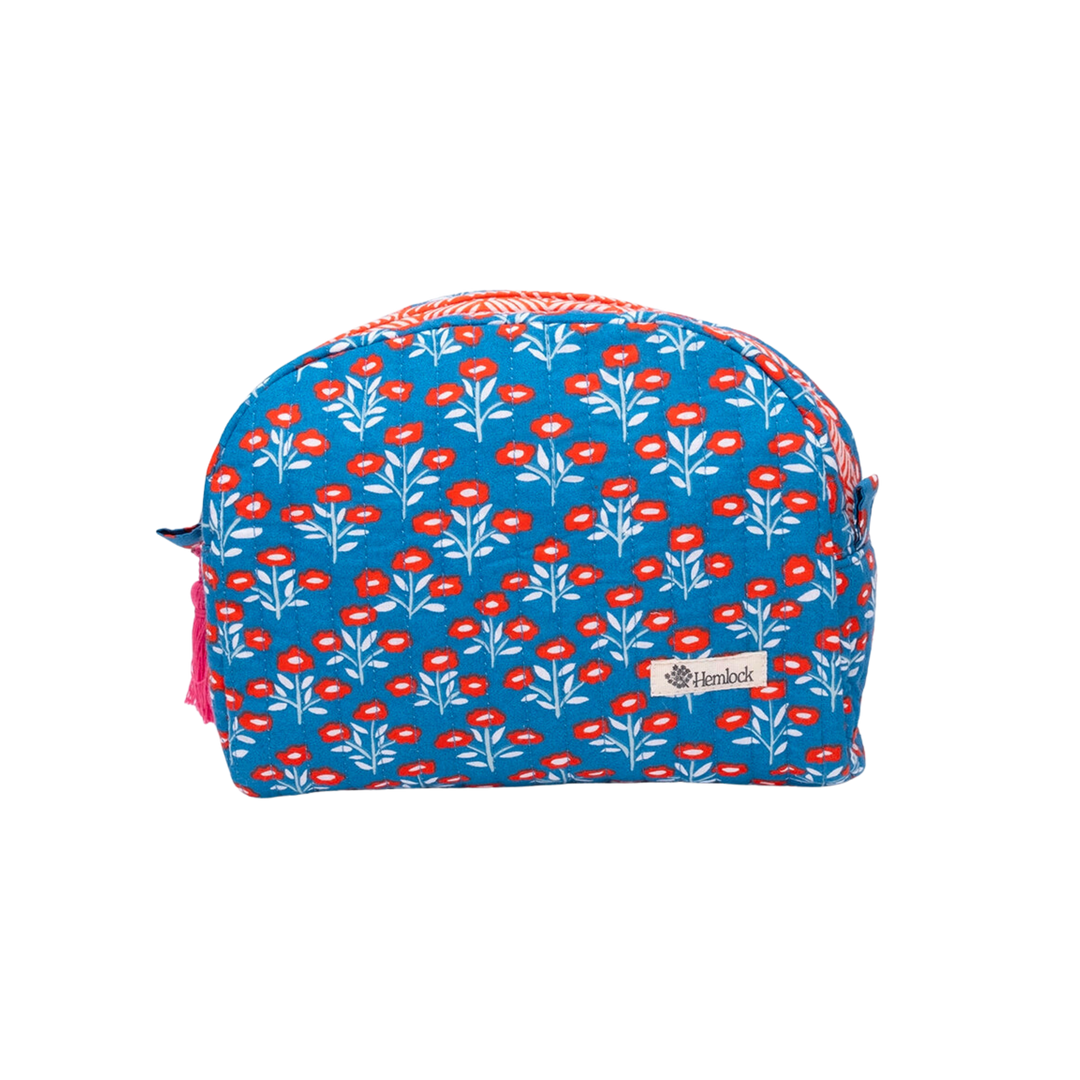 Juliet Small Quilted Scallop Zipper Pouch